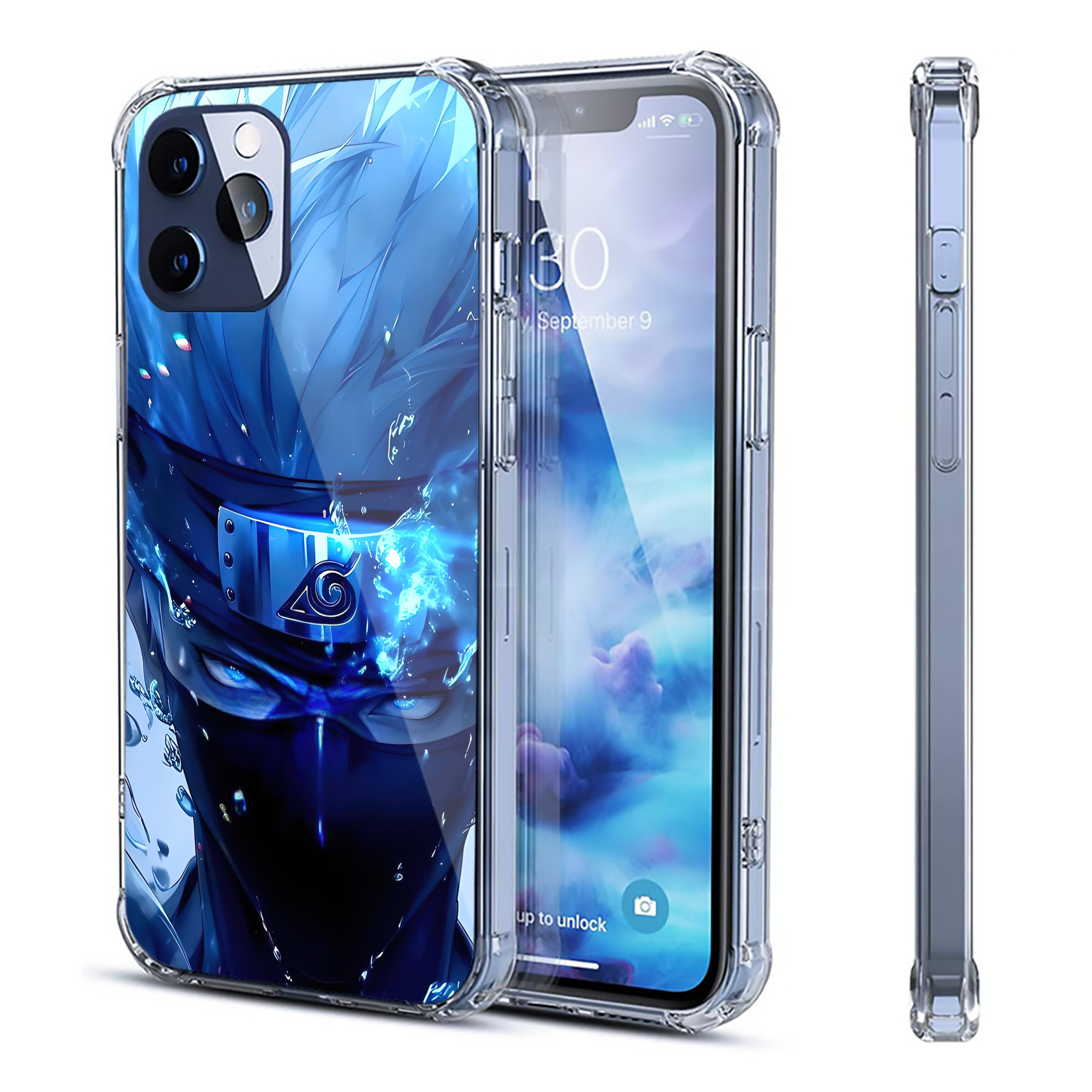 （画像用） NARUTO -ナルト- NARUTO -ナルト- 疾風伝 【iPhone 12シリーズ対応】透明スマホケース（クリアソフトケース）